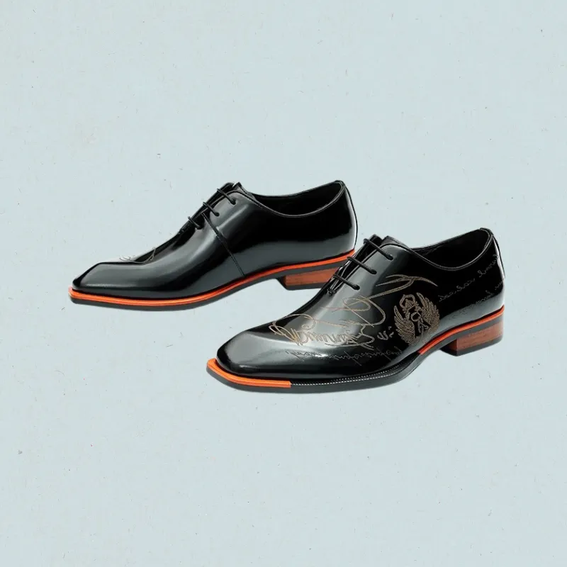 RELIEF Embossed Oxford Shoes – Luxury & Modern Mens Dress Shoes