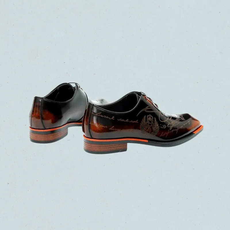 RELIEF Embossed Oxford Shoes – Luxury & Modern Mens Dress Shoes