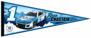 Ross Chastain NASCAR Busch Light #1 Auto Racing Action Felt Collector's Pennant - Rico Inc.