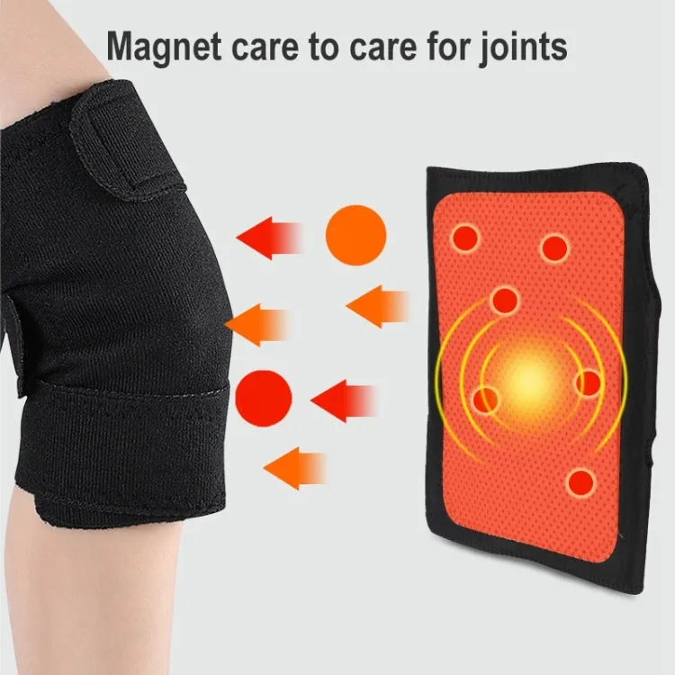 Self-heating Knee Pads Adjustable Magnetic Knee Pads (Black)