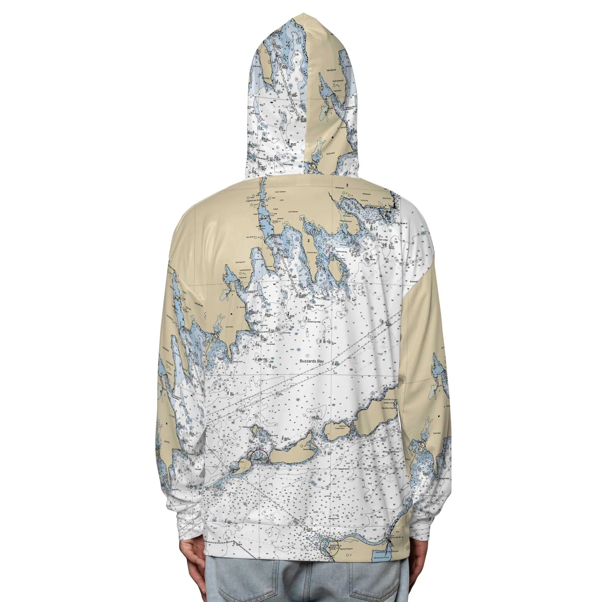 The Apponagasett to Elizabeth Islands Hooded Performance Sports Shirt
