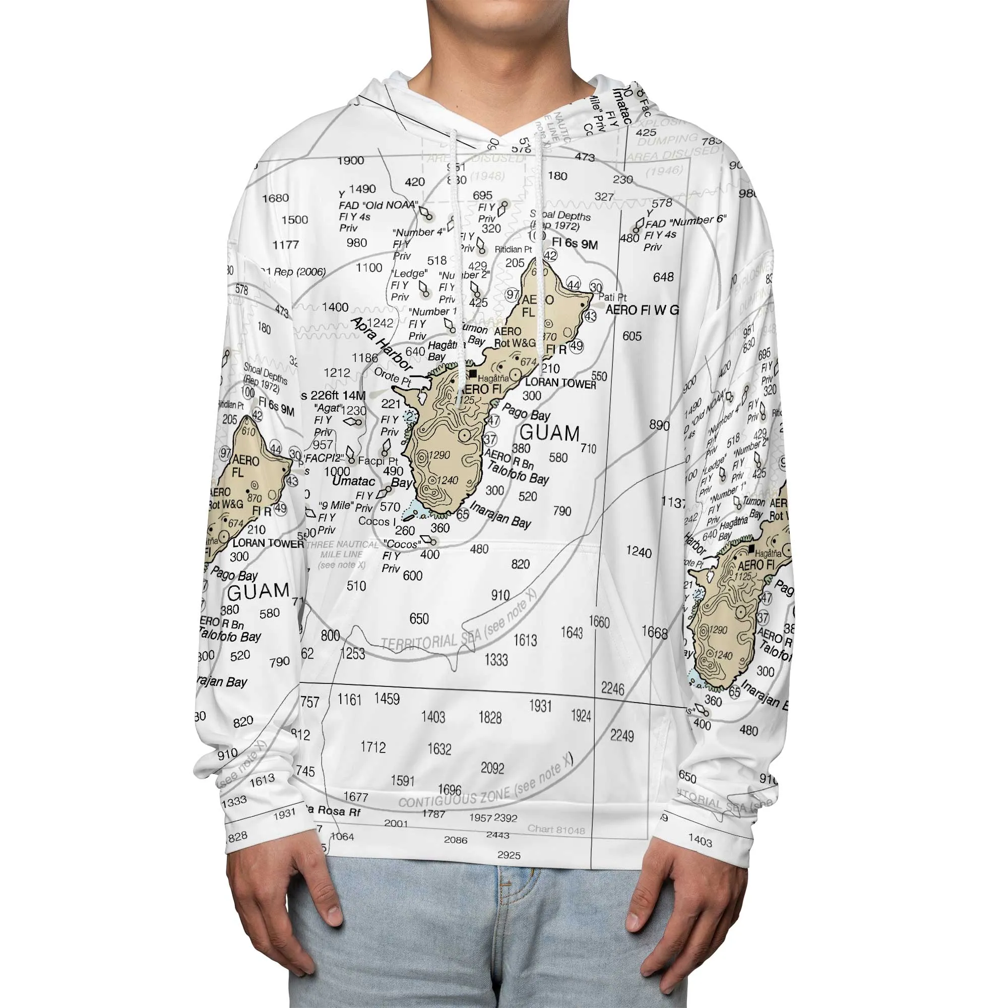 The Guam Hooded Performance Sports Shirt