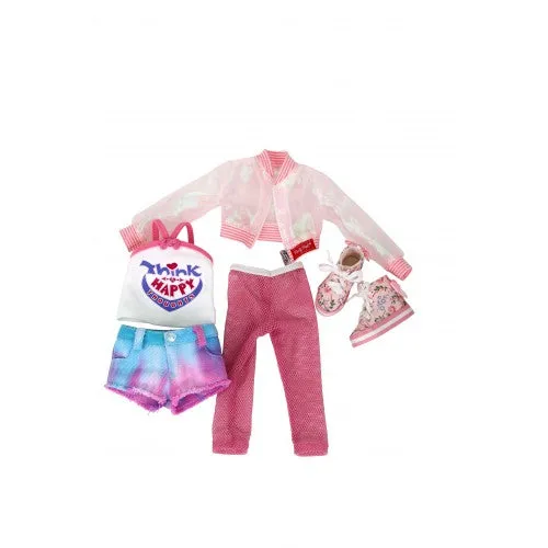 Think Happy Thoughts - Hanna (Splash of Style) - Ruby Red Fashion Friend doll