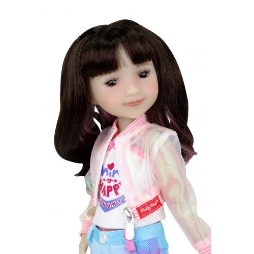 Think Happy Thoughts - Hanna (Splash of Style) - Ruby Red Fashion Friend doll