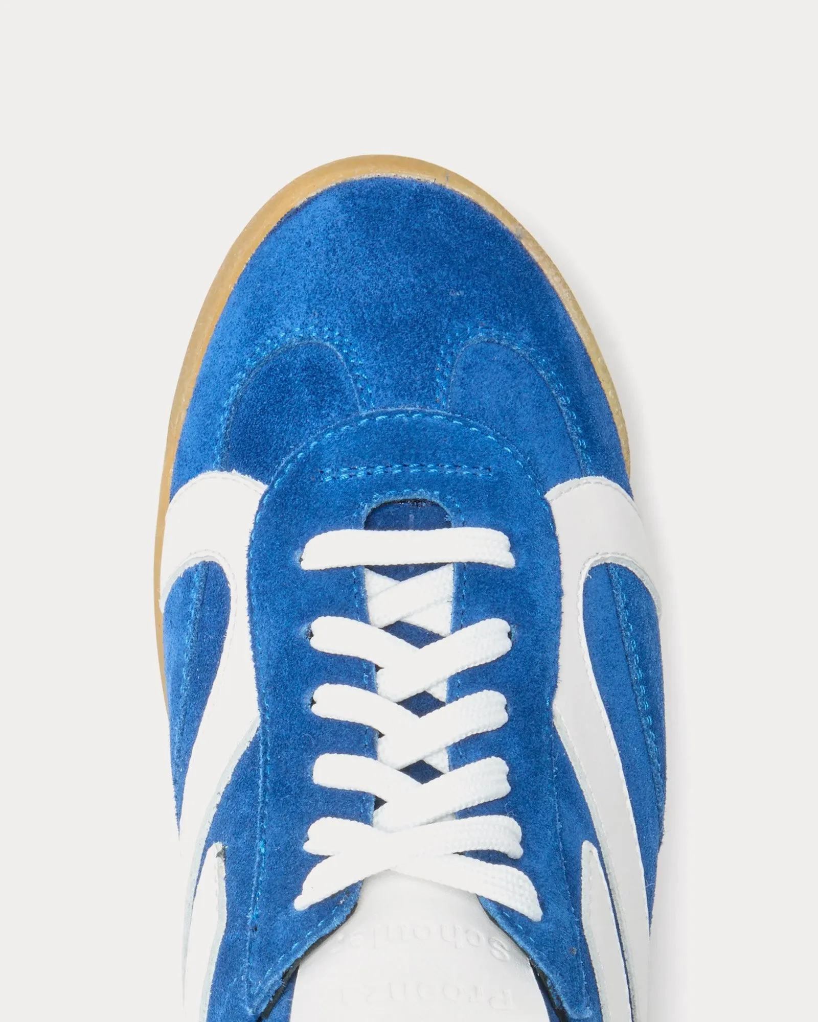 Track Suede Cobalt / White Low Top Sneakers