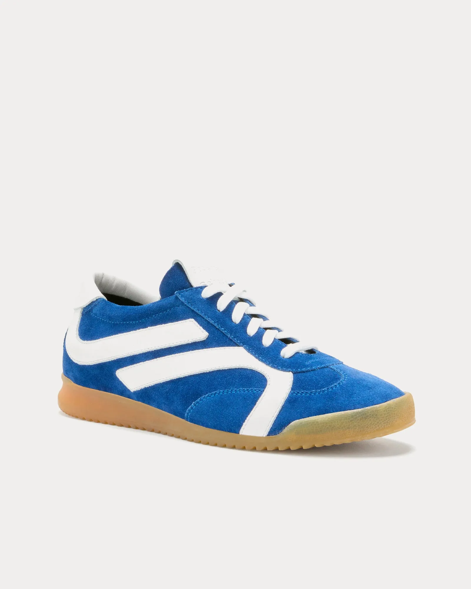 Track Suede Cobalt / White Low Top Sneakers