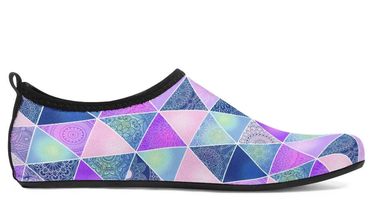 Triangular Purple Mandalas