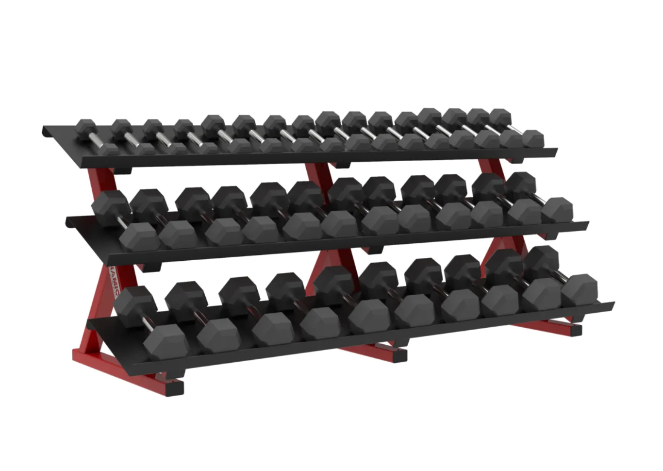 Ultra Pro 3-Tier Hex Dumbbell Rack