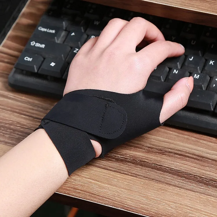 Volleyball Badminton Tendon Sheath Wristband Thin Wrist Sprain Thumb Cover, Specification: L（Right Hand）