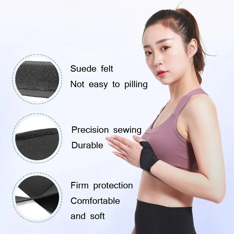 Volleyball Badminton Tendon Sheath Wristband Thin Wrist Sprain Thumb Cover, Specification: L（Right Hand）