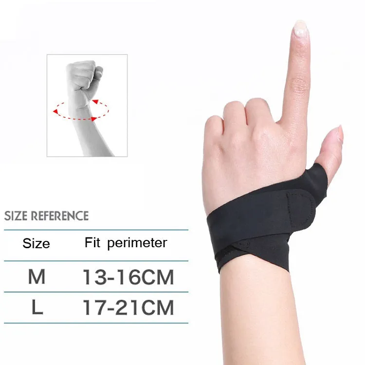 Volleyball Badminton Tendon Sheath Wristband Thin Wrist Sprain Thumb Cover, Specification: L（Right Hand）