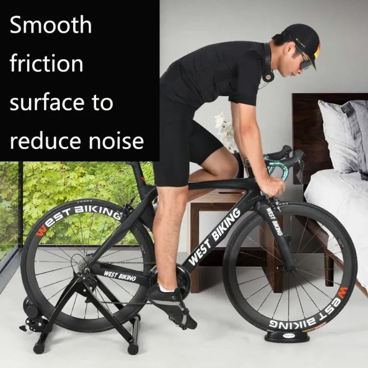 WEST BIKING YP1402008 Bicycle Parking Rack Indoor Cycling Training Platform Fitness Equipment Road Mountain Bike Parking Rack(Black)