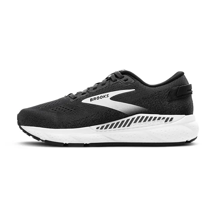 WOMEN'S BROOKS ARIEL GTS 24 EXTRA WIDE 1204142E016 COLOR: EBONY/BLACK/WHITE