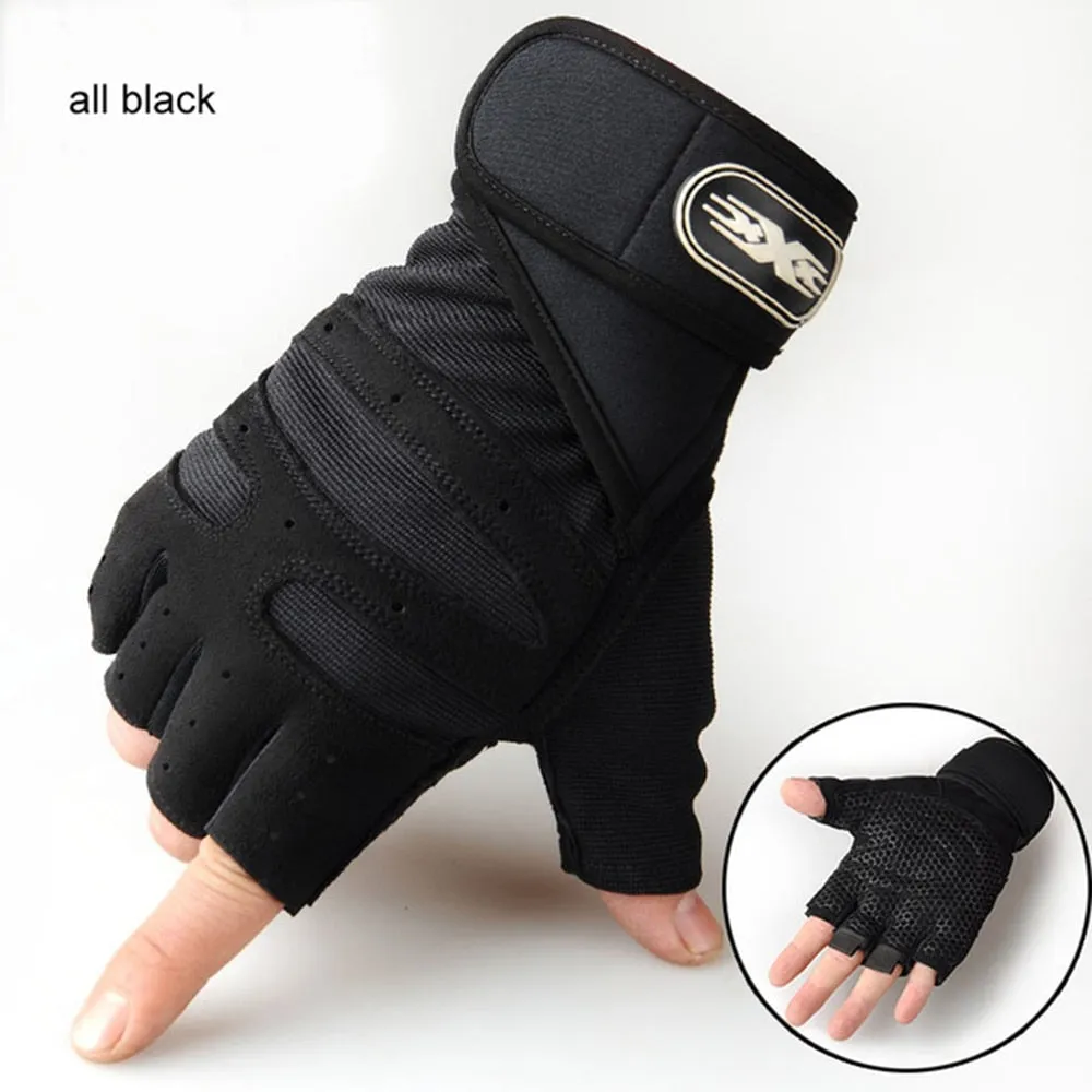 Workout Gloves for Men Women Weight Lifting Half Finger Glove