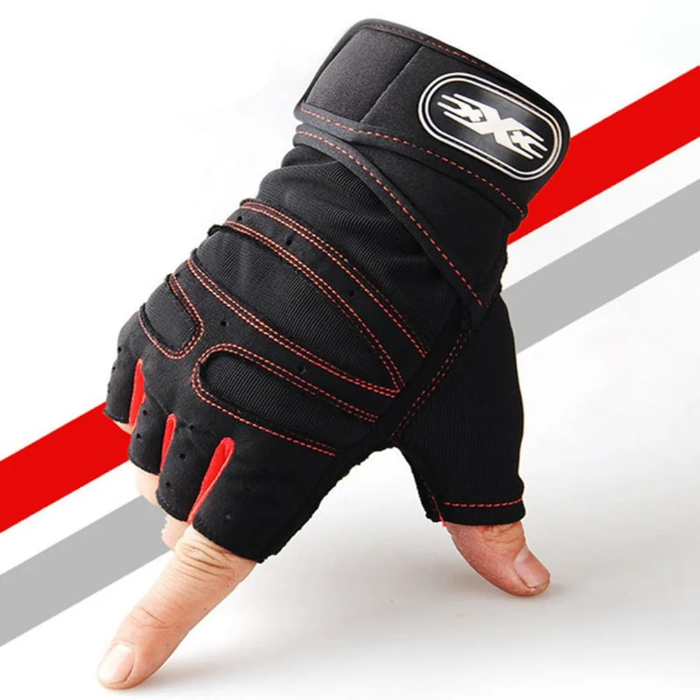 Workout Gloves for Men Women Weight Lifting Half Finger Glove