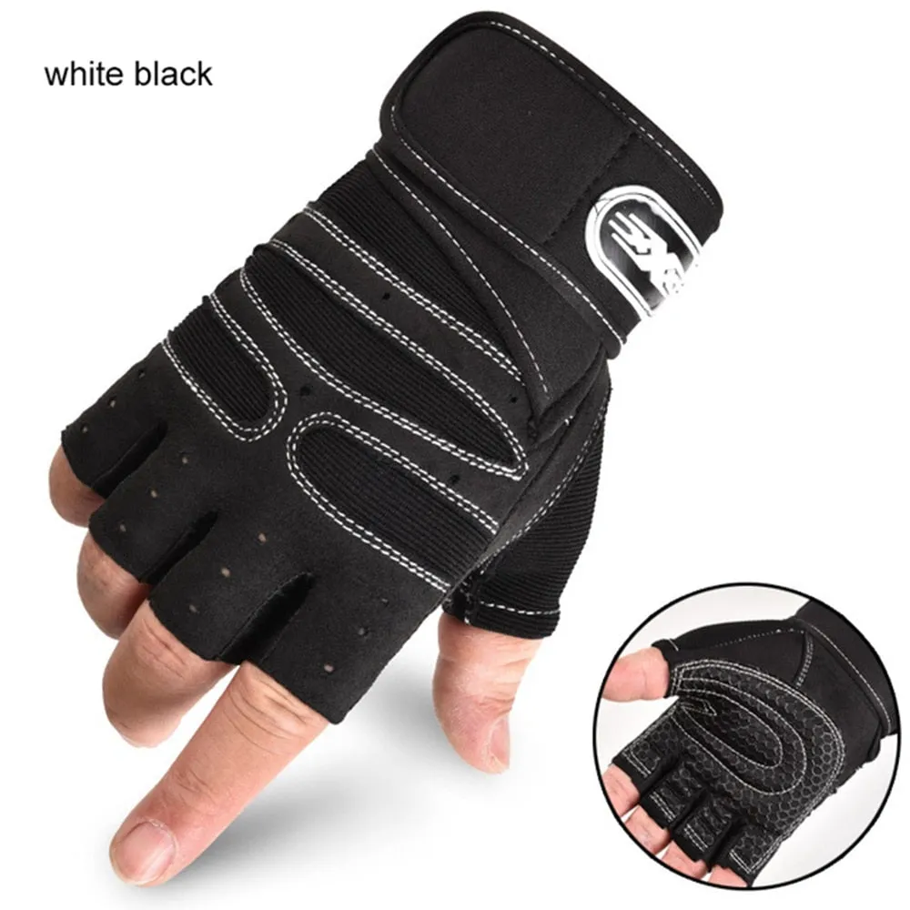 Workout Gloves for Men Women Weight Lifting Half Finger Glove